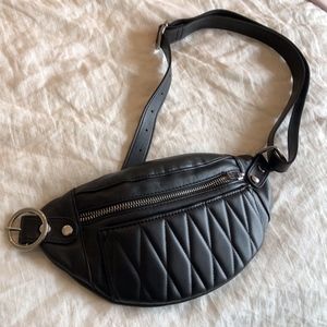 Leather fanny pack